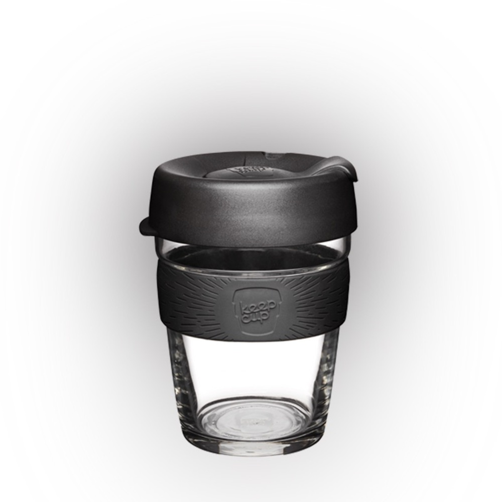 Keep Cup Original Med 12 oz glass reusable travel coffee tea cup mug